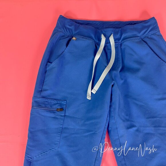 FIGS Women's Zamora Jogger Scrub Pants Royal Blue - Picture 3 of 13